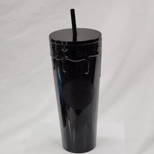 STARBUCKS Halloween 2024 Black SLIME Drip Ooze Limited Edition Cup 24 fl. oz.